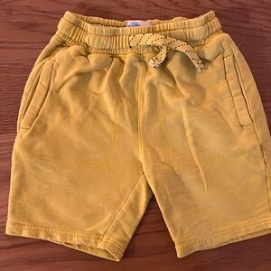 Boys yellow Boden shorts